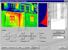 Hőáram-számítás (forrás: Infratec) Épület-termográfiai mérési adatok kiértékelése - Hőáram-számítás (forrás: Infratec)