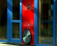 BlowerDoor légtömörségi vizsgálat (forrás: Blowerdoor) Épület-termográfiai mérési adatok kiértékelése - BlowerDoor légtömörségi vizsgálat (forrás: Blowerdoor)
