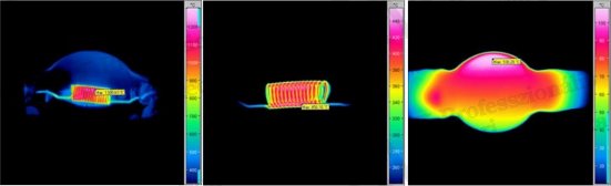 Thermal camera range 2014 - Thermal resolution - Effect of filter application (source: Infratec)