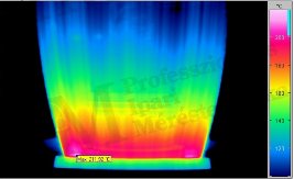 Thermal Resolution - Temperature Measurement of Thin Film (source: Infratec)
