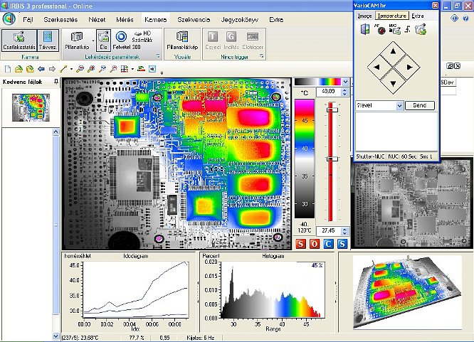 InfraTec IRBIS 3 online hőképkiértékelő