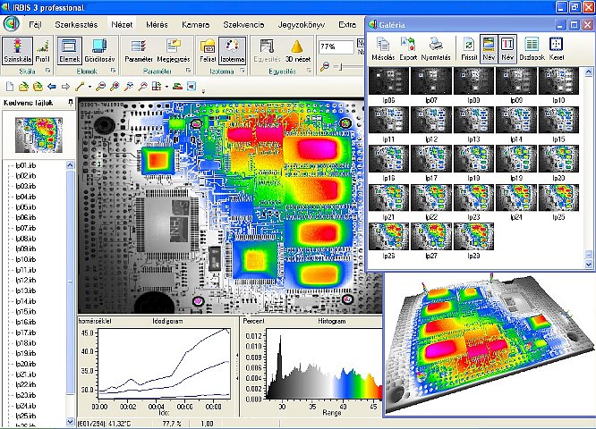 Infratec IRBIS 3.1 professional hőképkiértékelő