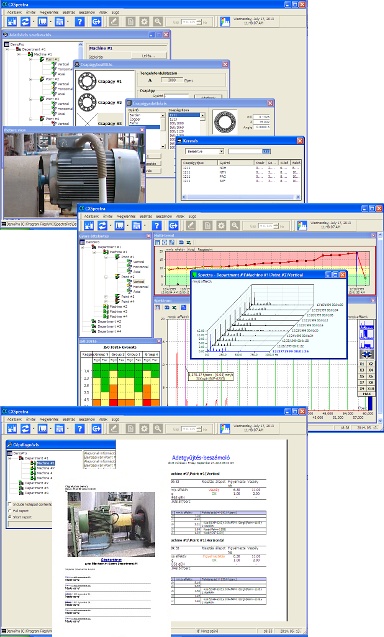 MaintTech CXSpectra rezgésanalizáló szoftver MT műszerekhez
